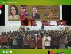 Disnakertrans Malut Dan BP2MI Gelar Sosialisasi Penempatan Pekerja Migran, Dihadiri 600 Peserta