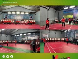 Sambut HUT Polwan Ke- 77, Kapolres Ternate Buka Tournament Badminton Kapolres Cup III