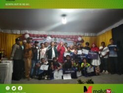 Pemuda Tabahawa Gelar Malam Penutupan HUT RI Ke- 80 Dengan Meriah