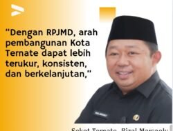 Pemkot Ternate Segera Sahkan RPJMD 2025–2029, Jadi Daerah Pertama Di Maluku Utara