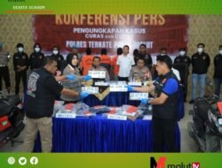 Kapolres Ternate Dampingi Kapolda Malut, Ungkap Strategi Licik Sindikat Pecah Kaca Lintas Daerah
