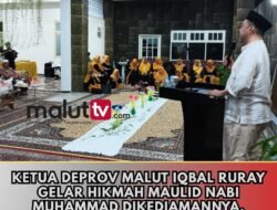 Ketua DPRD Provinsi Malut, Iqbal Ruray Gelar Perayaan Maulid Nabi Muhammad SAW 1447 H Dikediamannya.