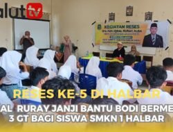 Reses Titik Ke-5 di Halbar, Ketua DPRD Malut Iqbal Ruray Janji Bantu Siswa SMKN 1 Halbar Motor Laut 3 GT.