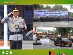 Pataka “Fodudara Ngon Moi-Moi” Resmi Tandai Perpindahan Mako Polda Malut Ke Sofifi