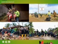 Harita Nickel Dan Warga Kawasi Kumpulkan 4,5 Ton Sampah Di World Cleanup Day 2025