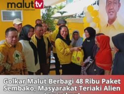 Golkar Malut Berbagi 48 ribu paket sembako Gratis, Masyarakat Teriaki Alien Mus Lanjutkan!