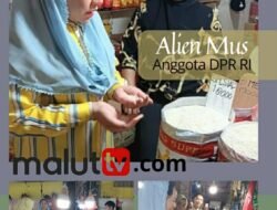 Anggota DPR RI Malut Alien Mus Pantau Harga Sembako di Ternate.