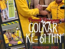 Potong Tumpeng dan Berbagi Seribu Paket Sembako Gratis di Landmark Ternate.