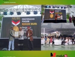 Festival Nyao Fufu Meriahkan HUT Malut Ke- 26, Wagub Sarbin Sehe: Bukti Komitmen Untuk Sejahterakan Nelayan