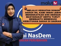 Rayakan HUT Ke-14, Partai NasDem Malut Gelar Donor Darah Dan Serangkaian Kegiatan Sosial Lainnya
