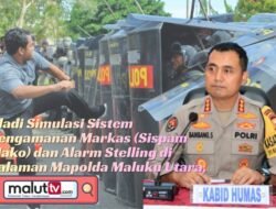 Polda Malut Gelar Gladi Simulasi Sispam Mako Untuk Tingkatkan Kesiapsiagaan Personel