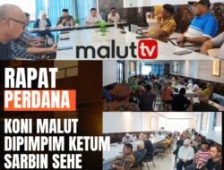 Ketum Sarbin Sehe Rapat Perdana Bersama Pengurus KONI Malut yang Baru. Inilah yang Dibahas.