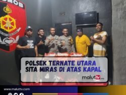 Selundupkan Lewat Jalur Laut, Polsek Ternate Utara Sita Ratusan Kantong Miras Ilegal