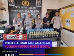Razia Rutin, Polsek Pelabuhan Ahmad Yani Berhasil Sita Puluhan Botol Miras Ilegal Di KM. Al-Sudais 21
