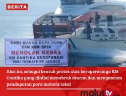 Motoris Speedboat Ternate–Jailolo Mogok Beroperasi, Tolak Kehadiran KM Cantika