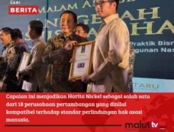 Harita Nickel Raih Anugerah Bisnis dan HAM 2025 dari SETARA Institute, Sebagai Perusahan Penuhi Standar Perlindungan