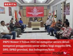 KPU Malut Sosialisasikan PKPU Nomor 3 Tahun 2025 Tentang Penggantian Antar Waktu