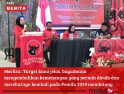 Merlisa Marsaoly Kembali Pimpin DPC PDI Perjuangan Kota Ternate Periode 2025–2030