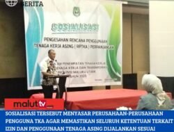 Disnakertrans Malut Perketat Pengawasan, Sosialisasi RPTKA Digelar di Ternate