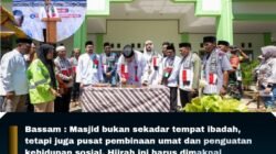Bupati Halsel Resmikan Masjid Madinatul Hijrah di Kawasi, Simbol Hijrah Sosial Warga Obi