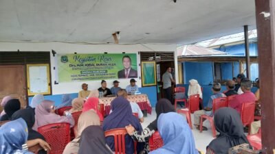 Nikmati Hasil Pokir, Warga Desa Toniku Ucapkan Terima Kasih Kepada Iqbal Ruray.