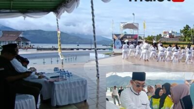 Tingkatkan Kebersamaan Jelang Ramadhan, FORKI Malut Latihan Gabungan di Land Mark Ternate.