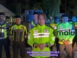SERU! Gendang Sahur, Cara Polres Halteng Pererat Hubungan Baik Antara Polisi dan Warga. 
