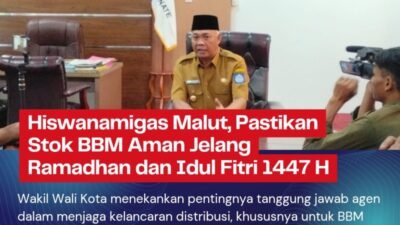Hiswanamigas Malut Pastikan Stok BBM Aman Jelang Ramadhan dan Idul Fitri 1447 H
