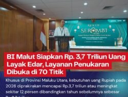 BI Malut Siapkan Rp. 3,7 Triliun Uang Layak Edar, Layanan Penukaran Dibuka di 70 Titik