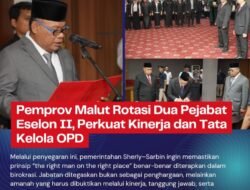 Pemprov Malut Rotasi Dua Pejabat Eselon II, Perkuat Kinerja dan Tata Kelola OPD