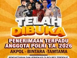 Polda Malut Buka Pendaftaran Seleksi Penerimaan Anggota Polri 2026, Komitmen Wujudkan Rekrutmen yang Objektif dan Bebas Calo
