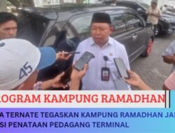 Sekda Ternate Tegaskan Kampung Ramadhan Jadi Solusi Penataan Pedagang Terminal