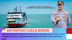 Antisipasi Cuaca Buruk, Polda Malut Himbau Masyarakat dan Operator Kapal Utamakan Keselamatan Saat Menyeberang Laut