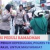 Ramadan Penuh Kepedulian, Polres Ternate Bagikan Takjil Untuk Masyarakat