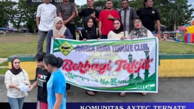 Komunitas Axtec Ternate Berbagi Takjil, Wujud Kepedulian di Bulan Suci Ramadhan