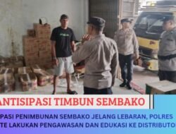 Antisipasi Penimbunan Sembako Jelang Lebaran, Polres Ternate Lakukan Pengawasan dan Edukasi ke Distributor