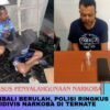 Kembali Berulah, Polisi Ringkus Residivis Narkoba di Ternate