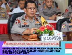 Siapkan Pengamanan Mudik dan Arus Balik, Kapolda Malut Pimpin Lat Pra Ops Ketupat 2026