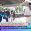 Wali Kota Ternate Resmikan Kios Sigap Pangan, Upaya Jaga Stabilitas Harga Bahan Pokok