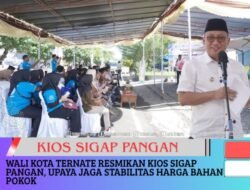 Wali Kota Ternate Resmikan Kios Sigap Pangan, Upaya Jaga Stabilitas Harga Bahan Pokok