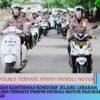 Pastikan Kamtibmas Kondusif Jelang Lebaran, Kapolres Ternate Pimpin Patroli Motor Pasukan Polwan