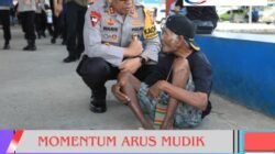 Humanis di Tengah Momentum Arus Mudik, Kapolda Malut Dekat dengan Warga