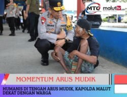 Humanis di Tengah Momentum Arus Mudik, Kapolda Malut Dekat dengan Warga