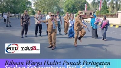Ribuan Warga Hadiri Puncak Peringatan Setahun Kepemimpinan Piet–Kasman di Kabupaten Halut