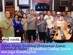 Polda Malut Fasilitasi Pertemuan Lintas Elemen di Halut, Wujudkan Cooling System dan Jaga Kondusifitas