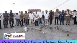 Bupati Halut Lepas Ekspor Perdana Cocopeat dan Cocochip ke Taiwan