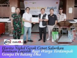 Harita Nickel Gerak Cepat Salurkan Bantuan Logistik Bagi Warga Terdampak Gempa Di Batang Dua
