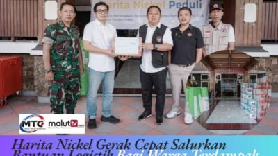 Harita Nickel Gerak Cepat Salurkan Bantuan Logistik Bagi Warga Terdampak Gempa Di Batang Dua