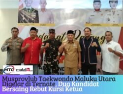 Musprovlub Taekwondo Malut Digelar di Ternate, Dua Kandidat Bersaing Rebut Kursi Ketua