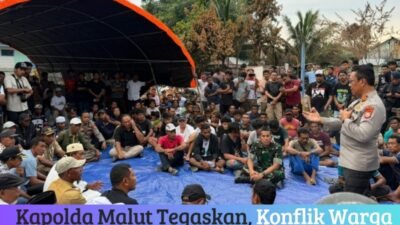 Kapolda Malut Tegaskan, Konflik Warga Sibenpopo dan Banemo Bukan Isu SARA